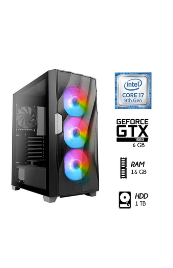 Tiendas EFE Computadora pc gamer intel core i7-9th ram 16gb disco duro 1tb ssd 240gb video gtx 1660 6gb oferta