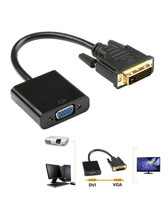 Tiendas EFE Adaptador dvi a vga 24 + 1 conversor oferta