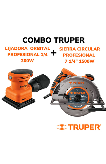 Tiendas EFE Lijadora orbital + sierra circular truper oferta