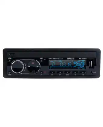 Tiendas EFE Aiwa autoradio bluetooth aw-3298bt con soporte para celular oferta