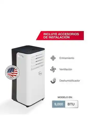 Tiendas EFE Aire acondicionado portátil rheem 9000 btu oferta