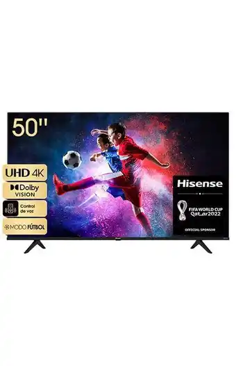 Tiendas EFE Tv hisense led a6h 50' ultra hd hdr 10 smart oferta