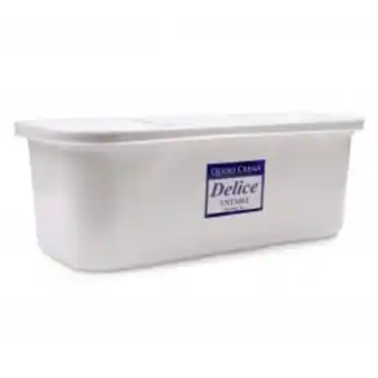 Queso crema delice - bandeja 5kg - unidad