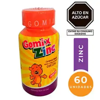Mifarma Gomix zinc caramelo blando oferta