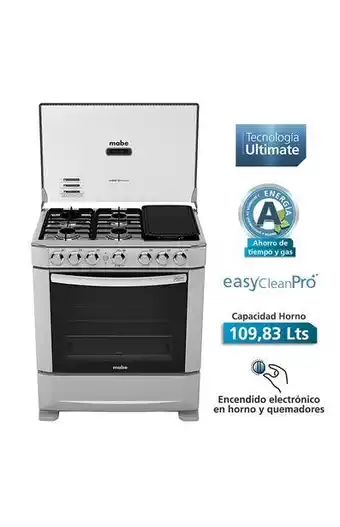 Tiendas EFE Cocina mabe emp7620sx0 6 hornillas oferta