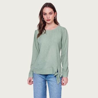 Mentha & Chocolate Blusa pret verde oferta