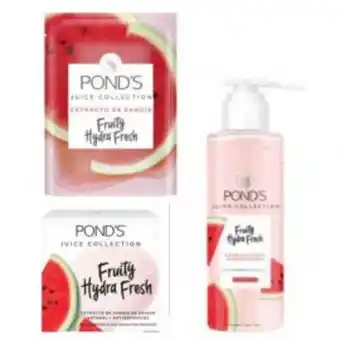 Freshmart Pack ponds gel fruity hydra fresh sandia 110 g + ponds limpiador facial fruity hydra fresh sandia 200 ml + ponds mascarilla f oferta