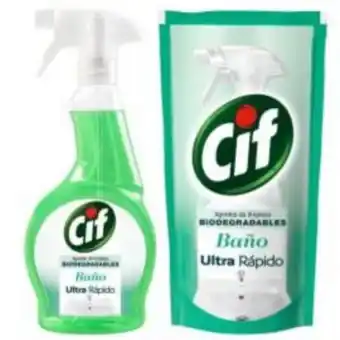 Freshmart Pack baño - cif baño gatillo 500 ml + cif baño doypack recarga 450 ml - unidad oferta