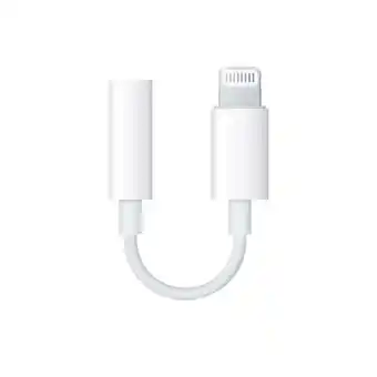 iShop Adaptador apple lightning a audio 3.5mm - blanco oferta