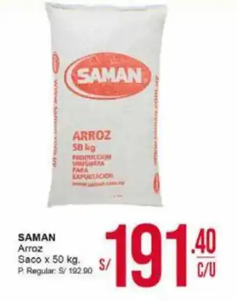 Mayorsa Saman Arroz x 50kg oferta