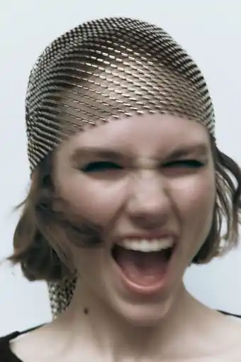 ZARA Turbante casquete brillos oferta