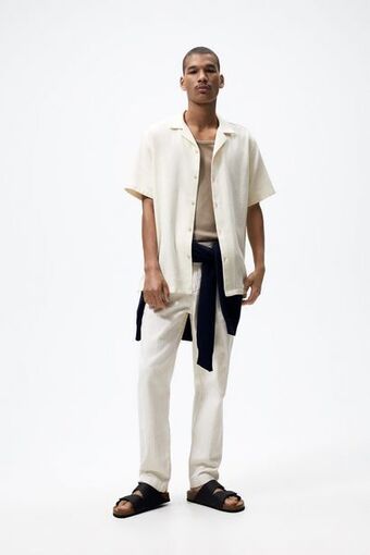ZARA Camisa estructura oferta