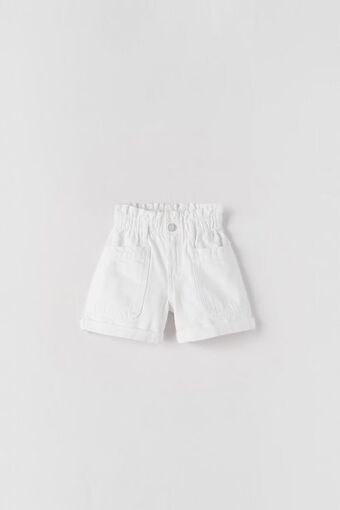 ZARA Bermuda denim paperbag oferta