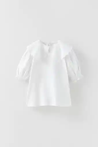 ZARA Camiseta cuello oferta