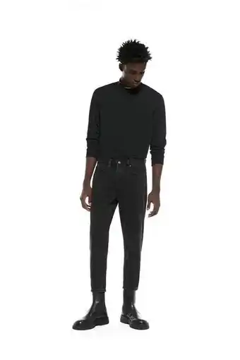 ZARA Jeans slim cropped oferta