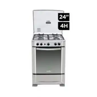 Carsa Cocina gas mabe cmp6030 24" inox 4h oferta