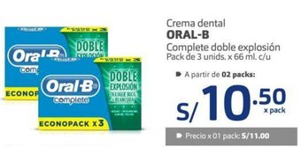 Makro Crema Dental Oral-B 66ml oferta