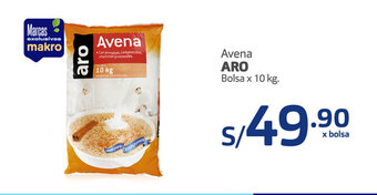 Plaza Vea Avena ARO Bolsa x 10 kg oferta