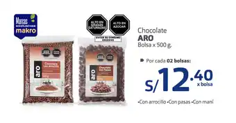 Plaza Vea Chocolate ARO Bolsa x 500g oferta