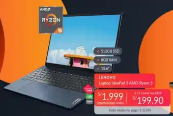 Falabella Lenovo Laptop IdeaPad 5 AMD Ryzen 5 oferta