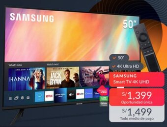 Falabella Samsung Smart TV 4K UHD oferta