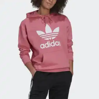 ADIDAS Polera con capucha adidas adicolor trifolio oferta