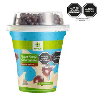 Tottus Yogurt mix vainilla con bolitas de chocolate tottus oferta