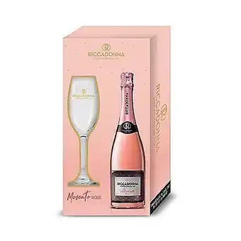Tottus Riccadonna moscato rose 750 ml + copa oferta