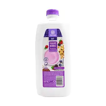 Tottus Yogurt bebible probiotico frutos del bosque oferta