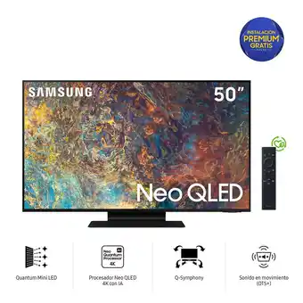 Tottus Televisor 50'' qn50qn90aagxpe neo qled 4k mini led oferta