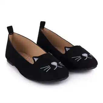Ballerina gato niña negro 28