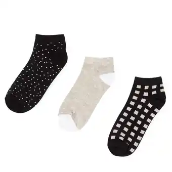 Tottus Medias pack x 3 taloneras os oferta