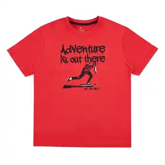 Tottus Polo algodón mc niño teen talla 14 rojo oferta