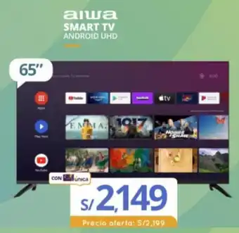 Tiendas EFE Aiwa - Smart TV Android UHD 65" oferta