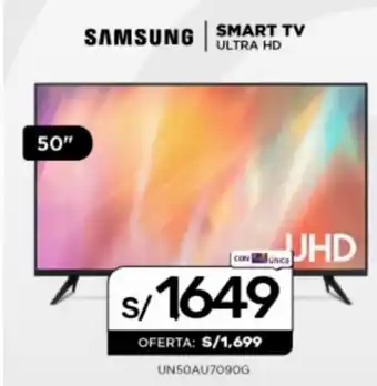 La Curacao Samsung Smart TV Ultra HD 50" oferta
