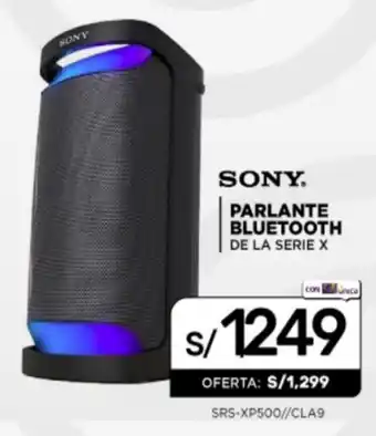 La Curacao Sony Parlante Bluetooth de la serie X oferta