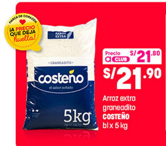 Plaza Vea Arroz extra graneadito Costeño bl x 5 kg oferta