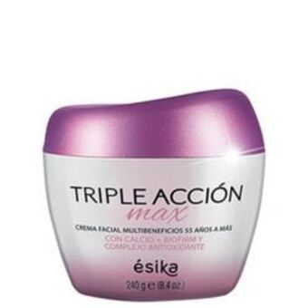 Ésika Crema facial hidra reparadora triple acción max 55+ 200g oferta