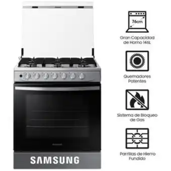 Linio Cocina a gas nx52t3310pv, 6 hornillas si... oferta