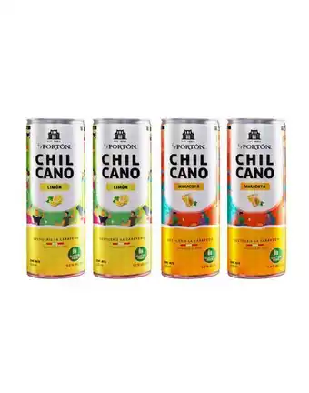 Sumon Licores Chilcano maracuyá portón 355ml x2und + chilcano limón portón 355ml x2und oferta