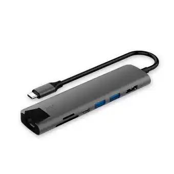 iShop Adaptador nco multipuerto ultra tipo-c 4k - gris espacial oferta