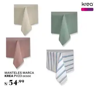 Wong Manteles Marca Krea PV23 oferta