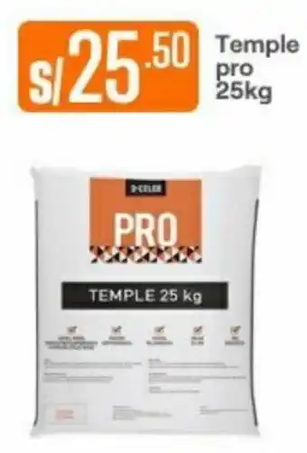 Promart Temple Pro 25kg oferta