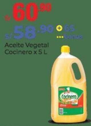 Metro Aceite Vegetal Cocinero 5L oferta