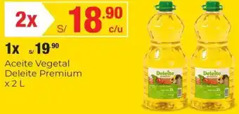 Metro Aceite Vegetal Deleite Premium 2x2L oferta
