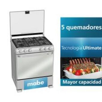 Metro Cocina de pie mabe eme7682cfyx0 5 quemadores oferta