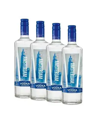 Sumon Licores Vodka new amsterdam 750ml x4 oferta