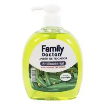 Freshmart Jabon liquido antibacterial eucalipto family doctor - botella 400 ml - unidad oferta