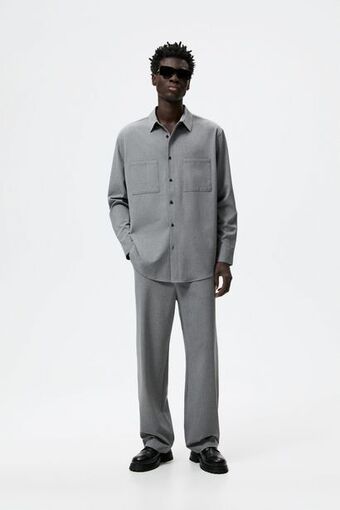 ZARA Camisa bolsillo oferta
