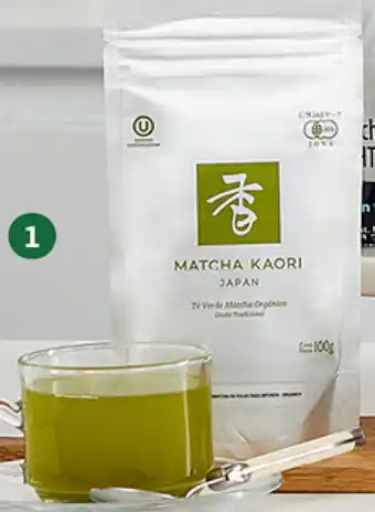 Plaza Vea Té Verde Orgánico Tradicional Matcha Kaori 10g oferta